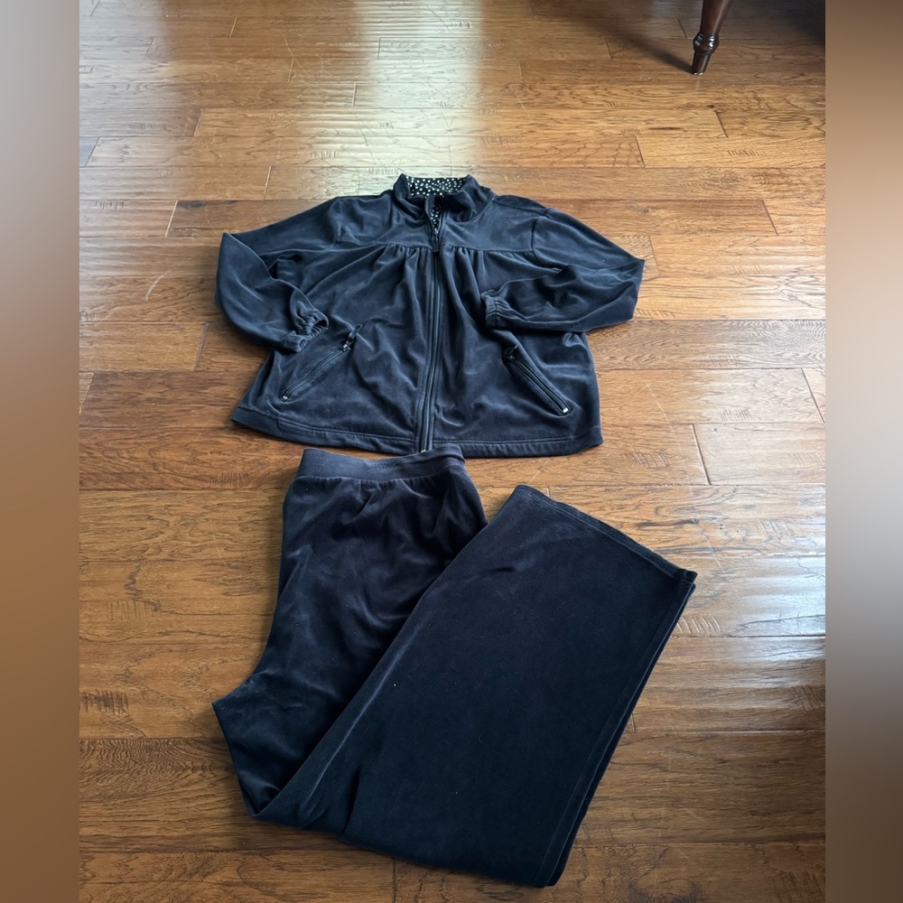 Lane Bryant Velour Track Suit Set